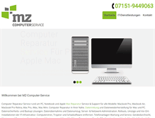 Tablet Screenshot of mz-computer-service.de